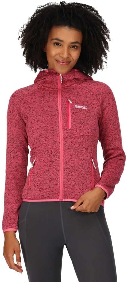 Regatta Damen Women's Newhill Hooded Fleece Jacket Fleecejacke 42 Fruit Dove, 42 Fruit Dove