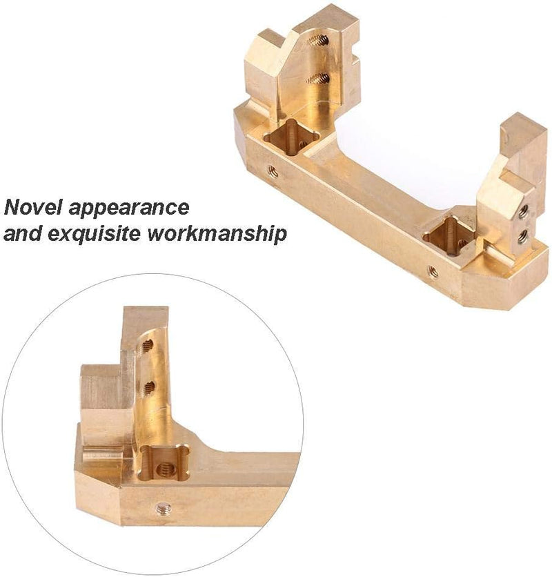 RC Frontstossstange, RC Fahrzeug Messing Stossstangenhalterung Front Servo Stossstangenrahmen Kompat