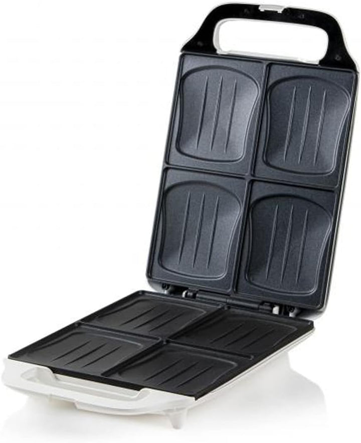 XXL Familien Sandwichmaker 4er Toaster in Muschelform 27 x 32 cm, 1800Watt