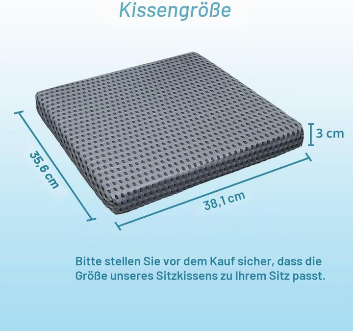 Duschstuhl-Sitzmatte – 4D-Mesh-weiches Kissen, Transfer-Bankkissen, Badhocker, gepolstert für ältere