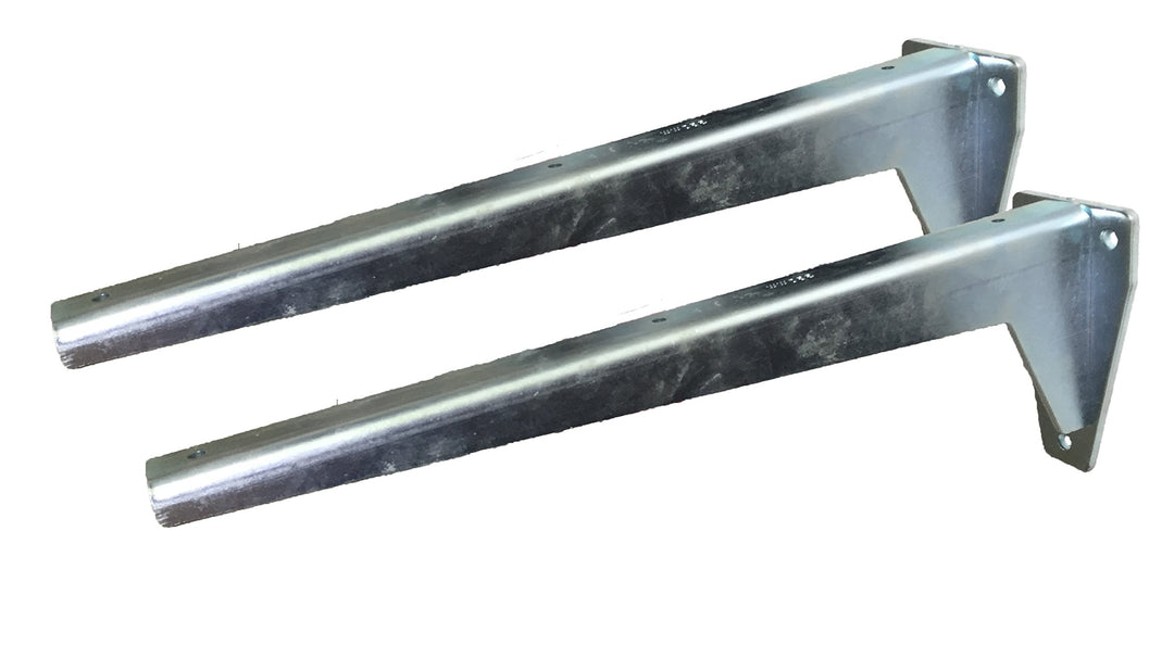 Sunload Regalbodenträger Schwerlastträger L-Profil Konsole Stahl verzinkt (2 x 380 mm), 2 x 380 mm