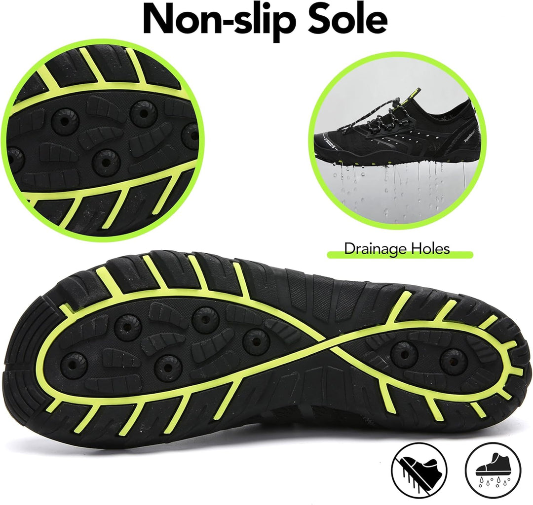 SAGUARO Badeschuhe Strandschuhe Aquaschuhe Wasserschuhe Surfschuhe Schwimmschuhe für Damen Herren Ki