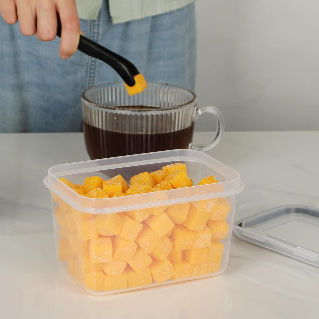 Withosent 0.8L Vorratsdosen Luftdicht Set, 12er Aufbewahrungsbox Küche mit Deckel Kunststoff, Vorrat