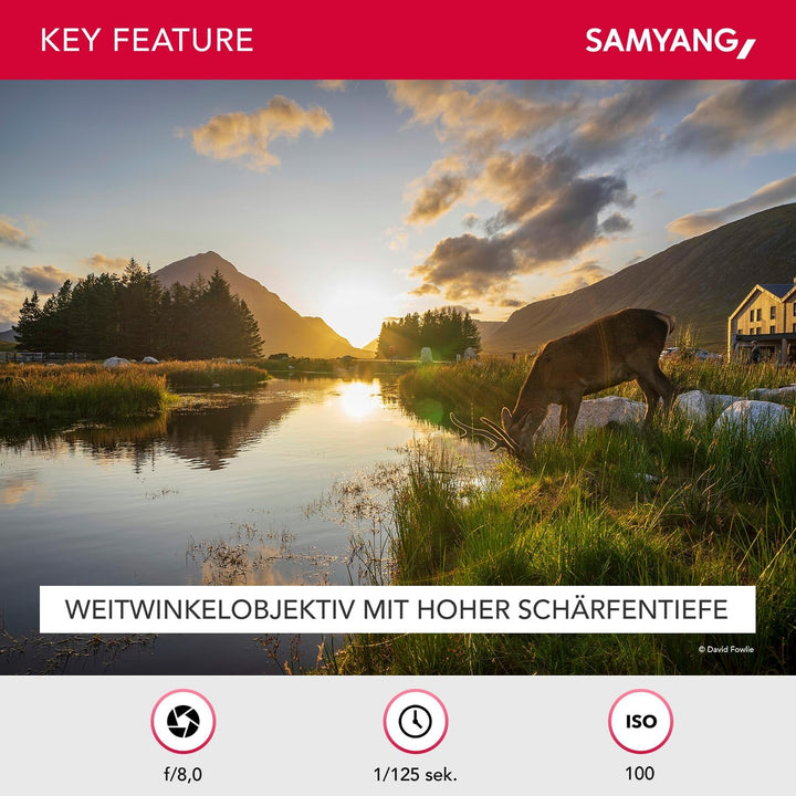 Samyang AF 18 mm F2.8 FE (Tiny but Super Wide) – Autofokus Vollformat und APS-C Festbrennweite Objek