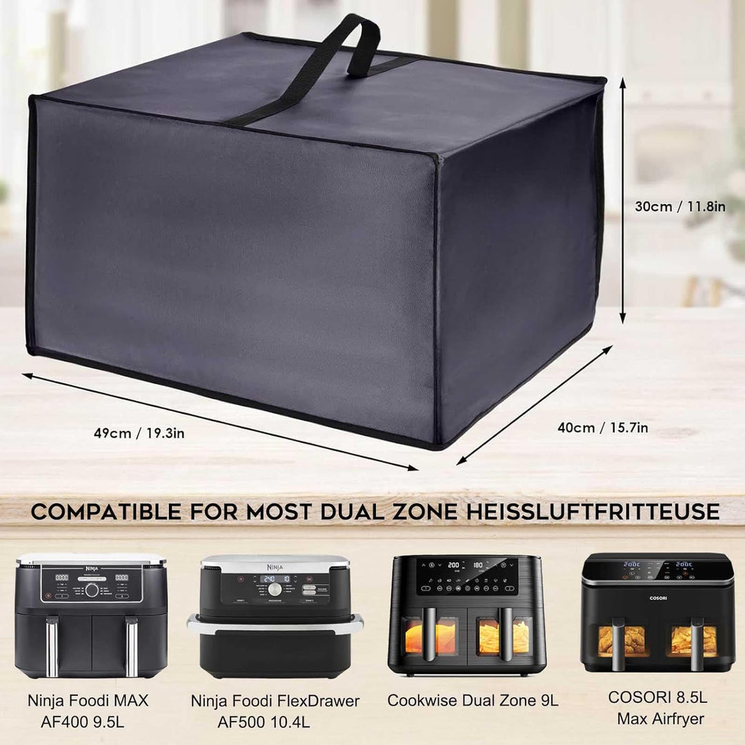 Hitzebeständige, Wasserdichte, Staubdichte Abdeckung für Ninja Foodi MAX Dual Zone Air Fryer AF400EU