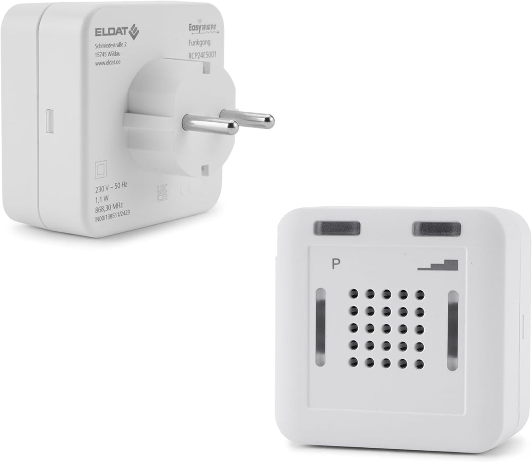 Funkgong Easywave 868 MHz 1-Kanal ELDAT RCP24E5001A01-k weiss, weiss