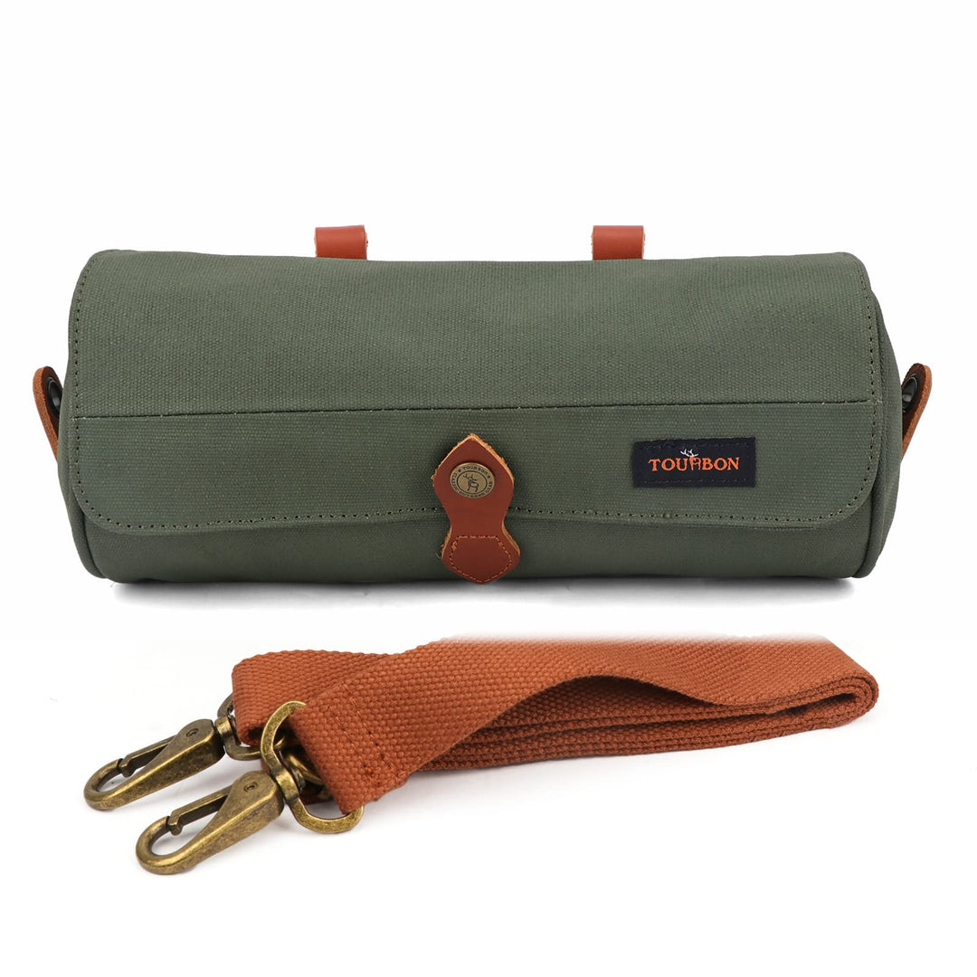 TOURBON Cycling Front Lenkertasche wasserdichte Werkzeugtasche für Fahrradtaschen - Grün