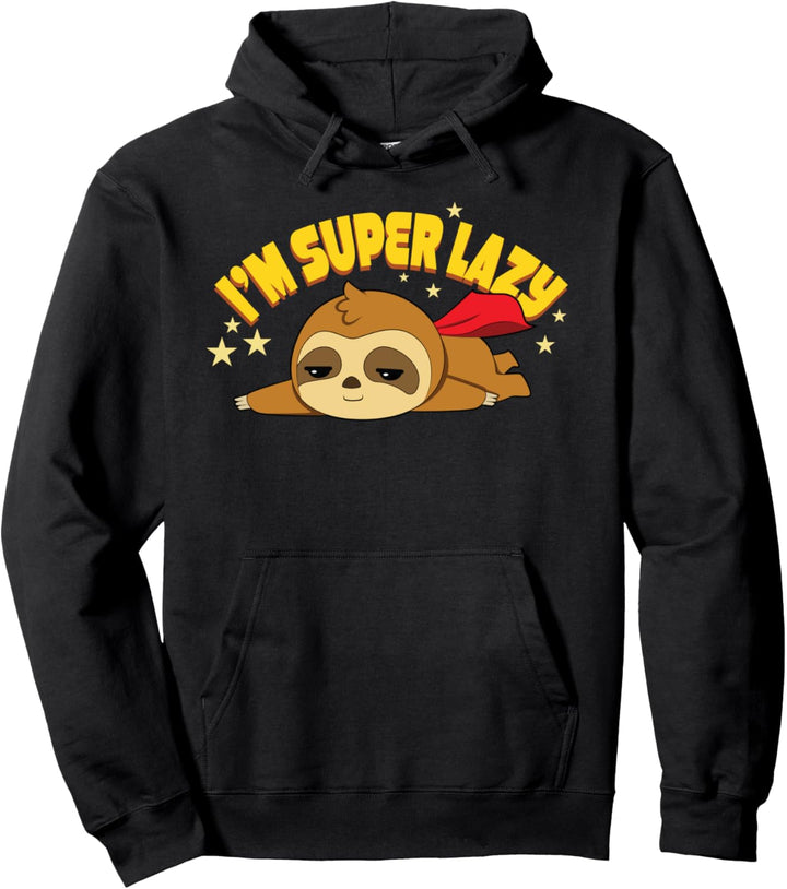 Super Lazy Sloth Pullover Hoodie