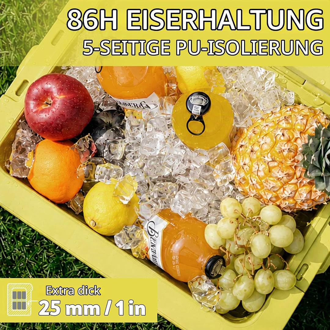 Naturehike Kühlbox 17 Liter/24 Liter/36 Liter Thermobox hochwertige PU Isolierbox 48 Std. Kühlleistu
