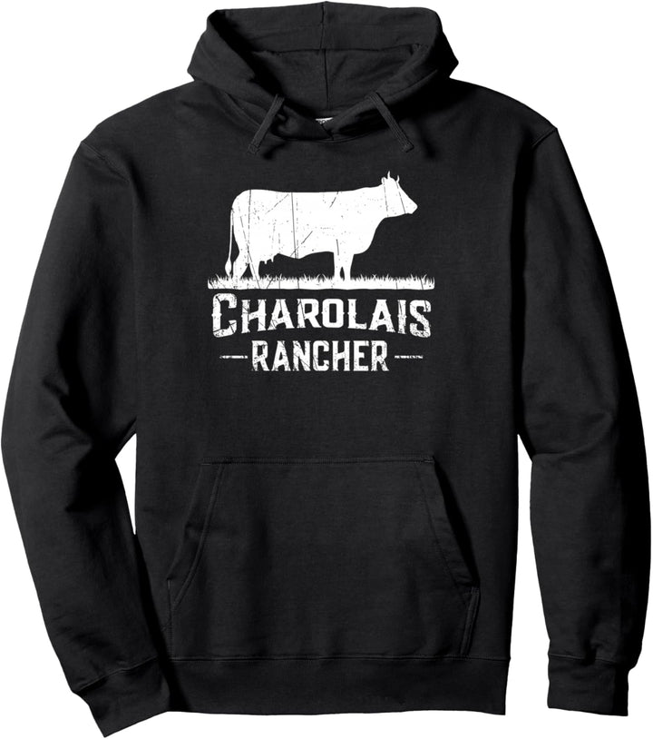 Kuhzüchter - Charolais Rancher Pullover Hoodie