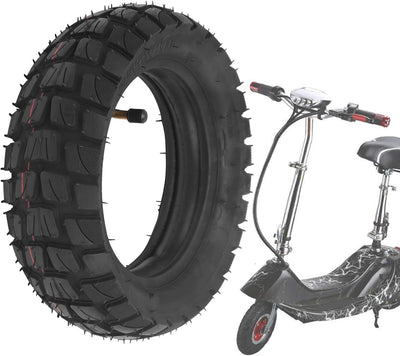 Alomejor Roller Reifen und Schlauch 10 Zoll Off Road City Road Reifen Innenschlauch Schlauchreifen f