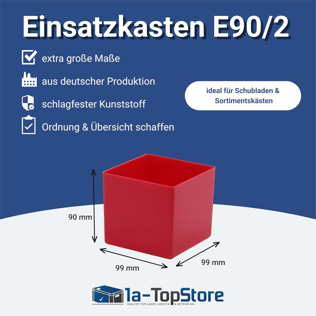 1a-TopStore 10 STK. Einsatzkästen Einsatzboxen Schubladen-Einsatzkasten Sortierboxen, 32 Grössen, 5
