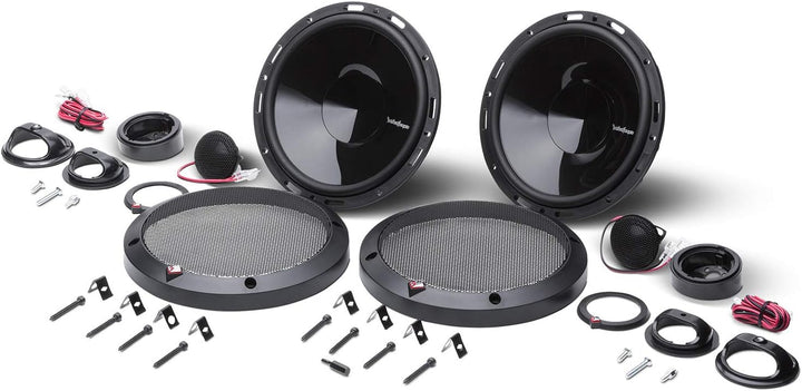 Rockford p165si 6,5 Zoll 2-Wege Euro-Fit kompatibles System Internal Xover, 4 Stück