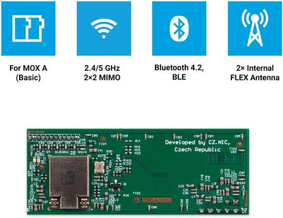 Turris MOX Wi-Fi add-on (SDIO) | internal Flex Antenna, AzureWave AW-CM276NF, Marvell 88W8997, Bluet
