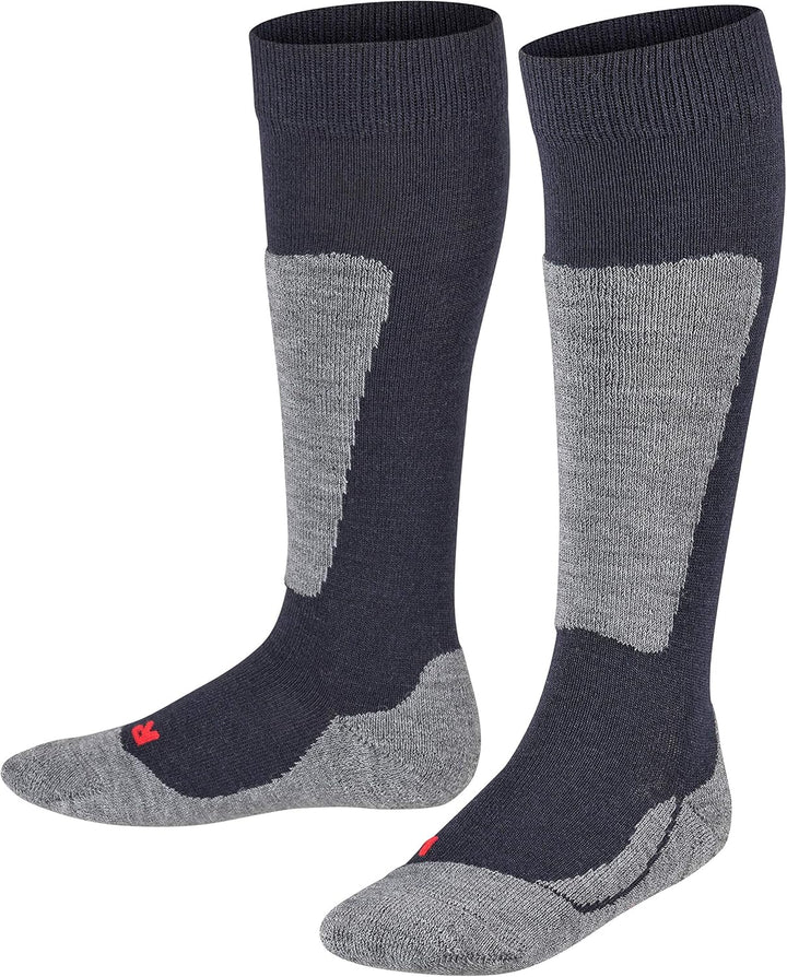 FALKE Unisex Kinder Active Ski Skisocken mittelstarke Polsterung antiblasen Skistrümpfe zum Skifahre