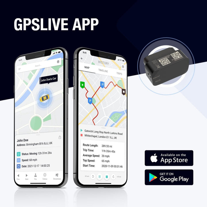 GPSLive DB3 GPS Tracker Auto, Van, Flotte, KFZ | Made in EU | Einstecken und loslegen | Livetracking