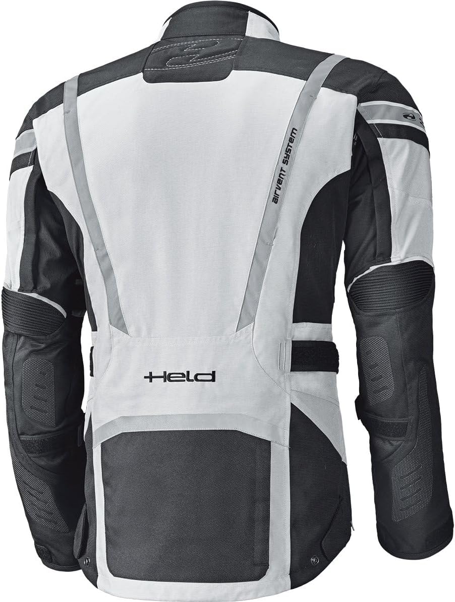 Held Motorradjacke mit Protektoren Motorrad Jacke Hakuna II Damen Textiljacke grau/schwarz S, Tourer
