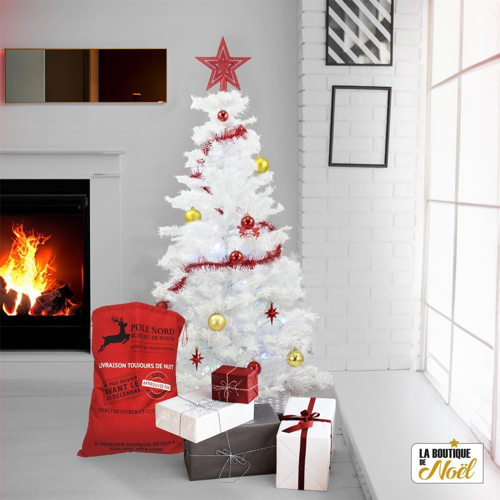 Künstlicher Weihnachtsbaum 90 cm bis 3 m weiss 150 cm 150 cm Weiss, 150 cm Weiß