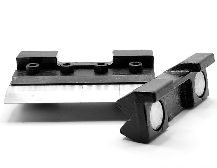 Biegevorrichtung Schraubstock 100mm Biegebacken mit Magnethalterung Abkantbacken biegen Handbieger 1