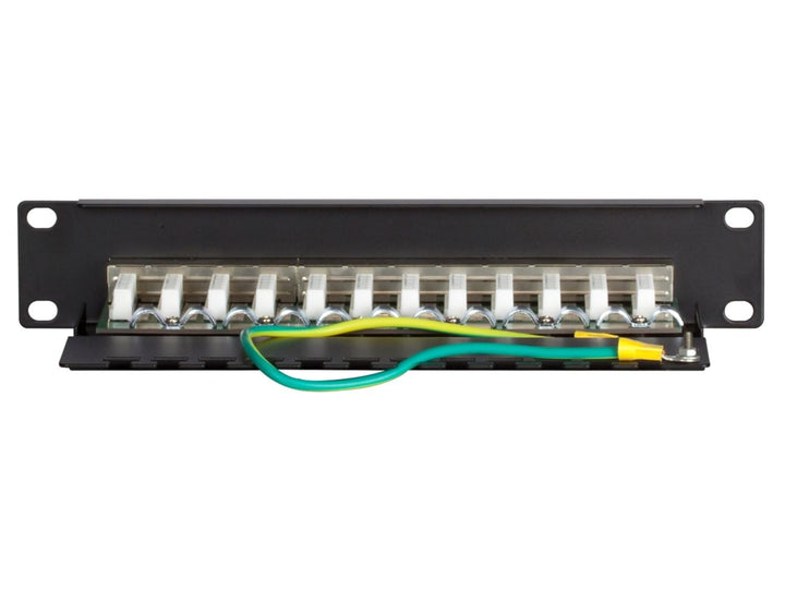 Patchpanel 10 Zoll - 12-fach FTP Patchpanel CAT 5e