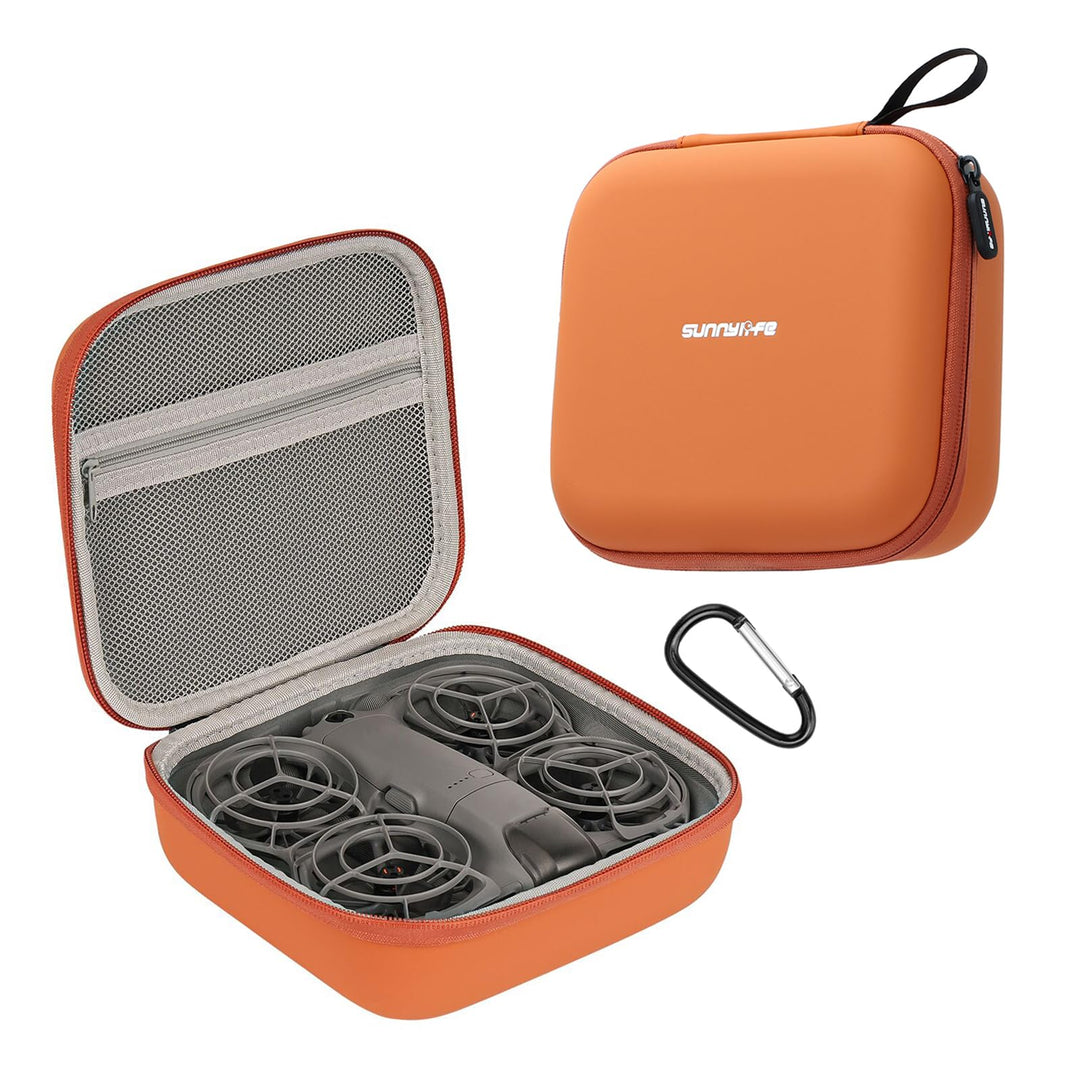 ZJRXM Neo 2 Tasche, Schutztasche PU Case Bag Tragetasche für DJI Neo 2 Drohne Zubehör, Tragbare und