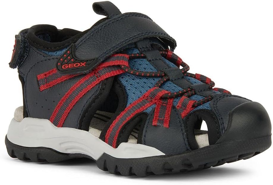 Geox Jungen J Borealis Boy A Sandalen 25 EU Avio Red, 25 EU Avio Red
