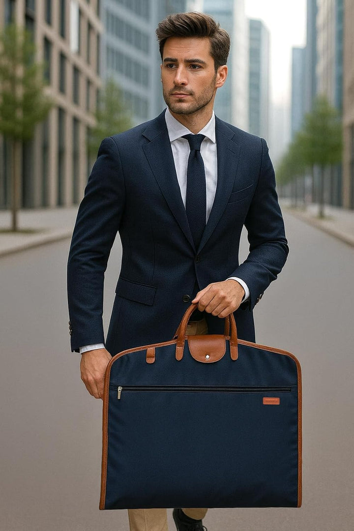 Kleidersack Anzug - Anzugtasche Herren und Männer - für 1-2 Anzüge, mit Schultergurt, Tasche mit Rei
