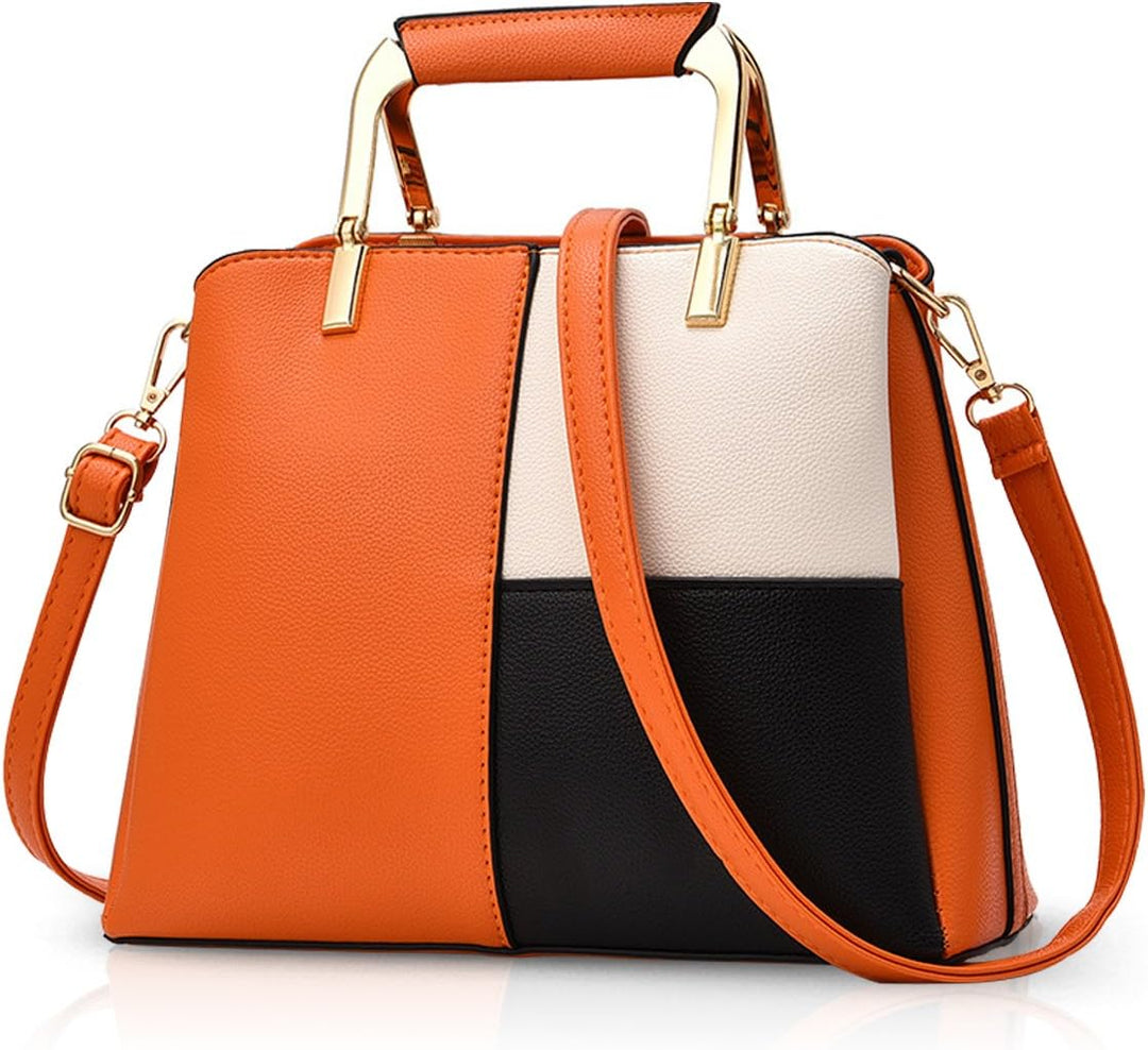 NICOLE&DORIS Frauen Farbe Einfache Handtaschen Umhängetasche Crossbody Messenger Bag Tote Schultasch