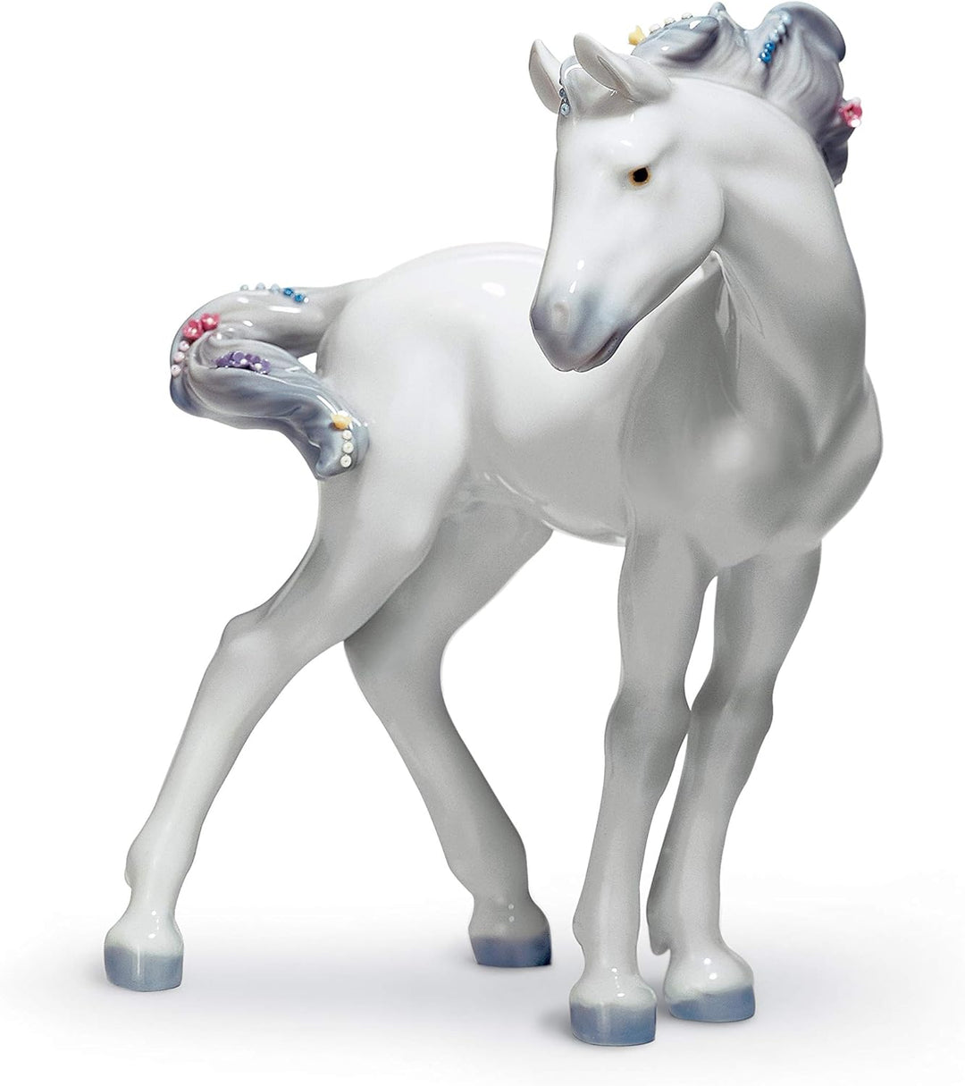LLADRÓ Figur Das Pferd. Pferd. Porzellan.
