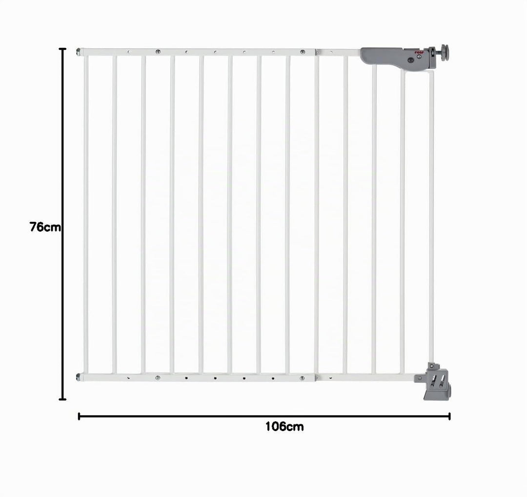 Reer Türgitter und Treppengitter Advanced zum Klemmen und Schrauben, Durchgangsbreite 73-106cm, 1188