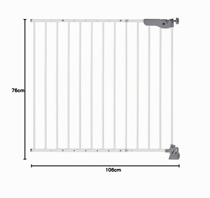 Reer Türgitter und Treppengitter Advanced zum Klemmen und Schrauben, Durchgangsbreite 73-106cm, 1188