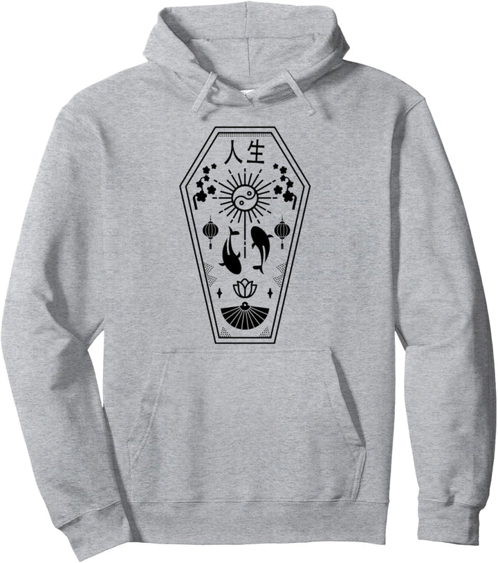 E Girl Aesthetic - Pastel Goth - Japanese Drippy 90s Coffin Pullover Hoodie