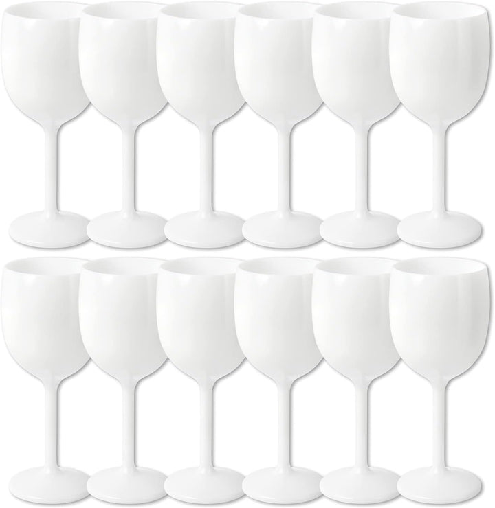 Schramm® Mehrweg Weingläser in weiss wählbar 6, 12, 24 oder 48 Stück Champagner Glas Sektflöten Sekt