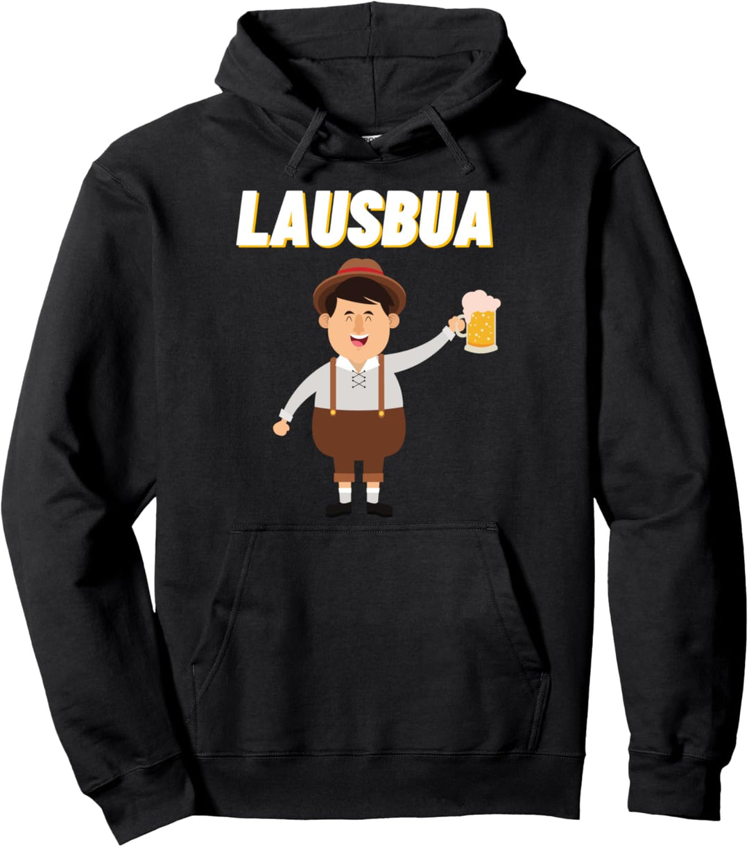 Lausbua Mit Lederhose Oktoberfest Für Bayrische Lausbuam Pullover Hoodie