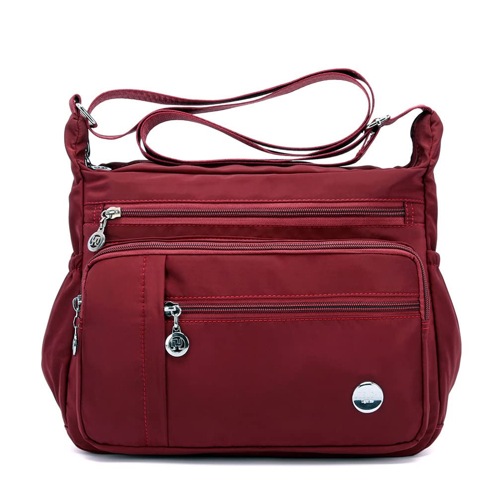 JONON Damen-Umhängetasche, Umhängetasche, modisch, Tragegriff, Handtasche, geräumig, mehrere Taschen