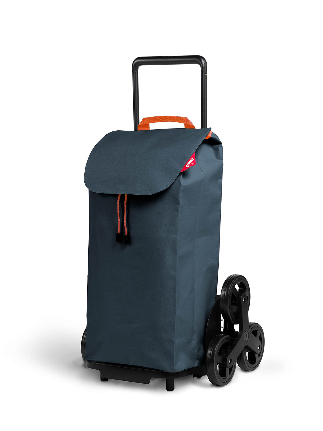 Gimi Tris Urban Einkaufstrolley mit 6 Rädern, 100% Polyester, 52 l, 44,1 x 50,7 x 95,6 cm, Grau, 168