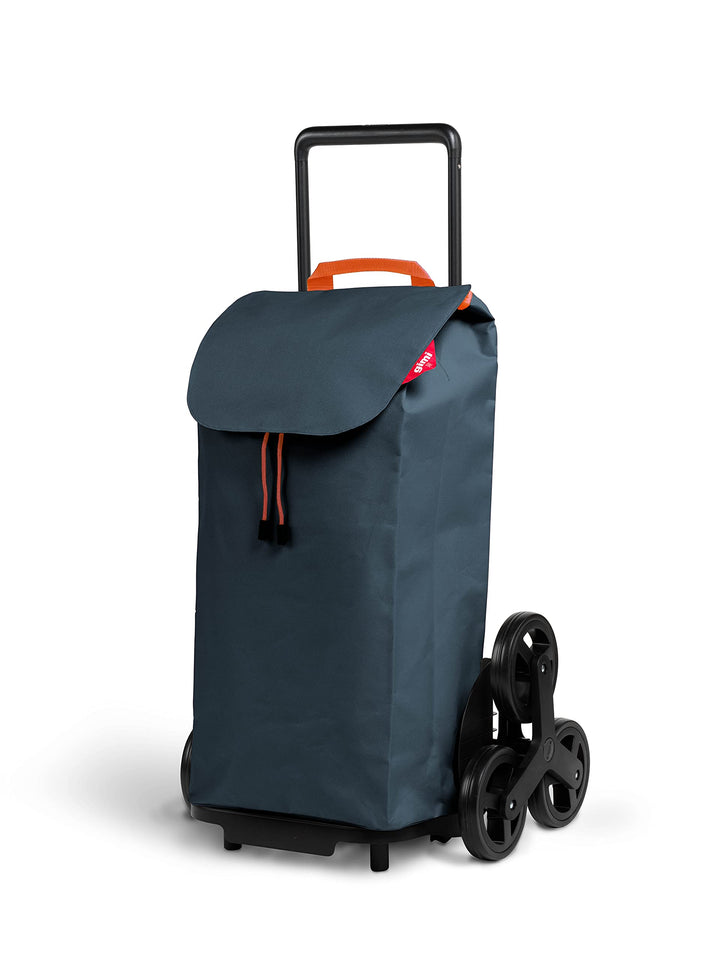 Gimi Tris Urban Einkaufstrolley mit 6 Rädern, 100% Polyester, 52 l, 44,1 x 50,7 x 95,6 cm, Grau, 168