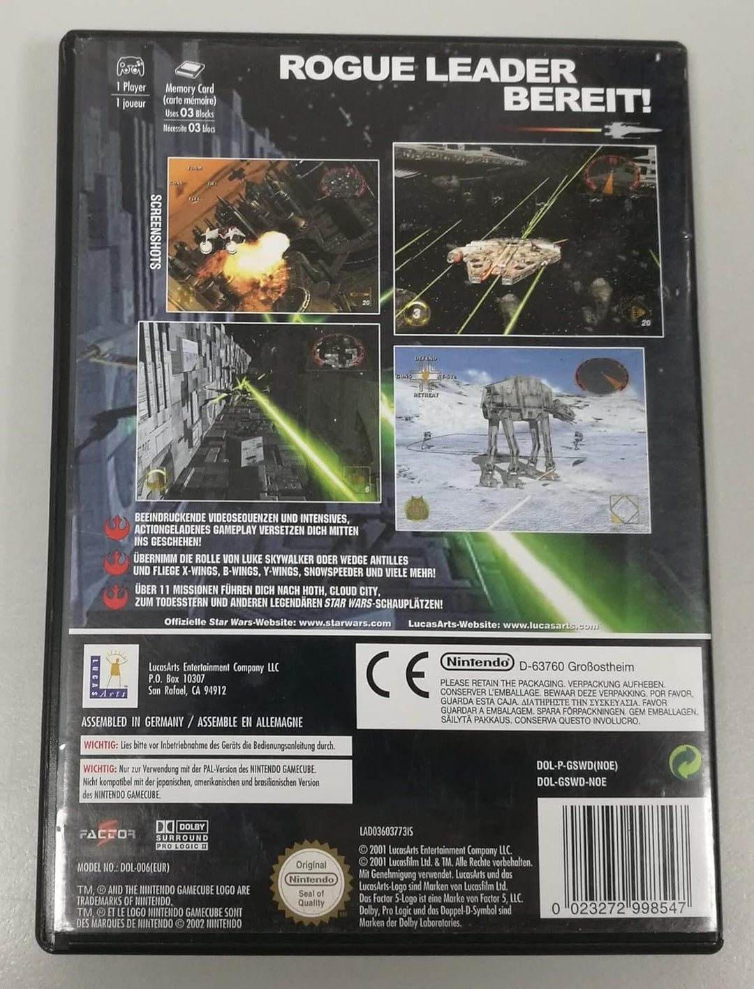Star Wars Rogue Leader - Rogue Squadron 2