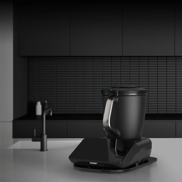 Siegvoll Gleitbrett für Thermomix TM7, Brett für Thermomix mit 360° leichtgängige Teflon-Gleitern, R