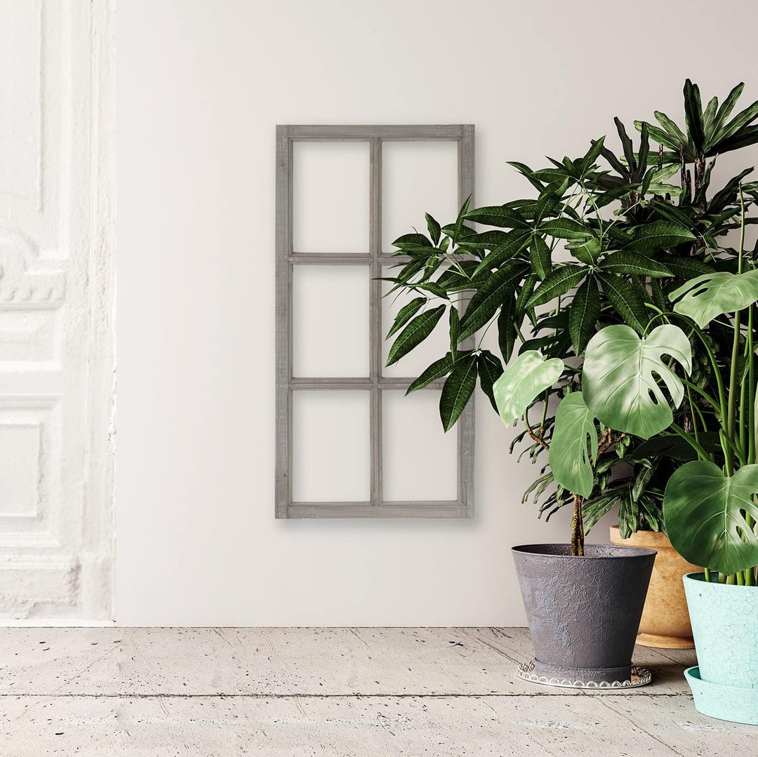 Blümelhuber Deko Vintage Stallfenster im Landhausstil - Boho Deko Fenster - Holz Dekofenster - Hochz