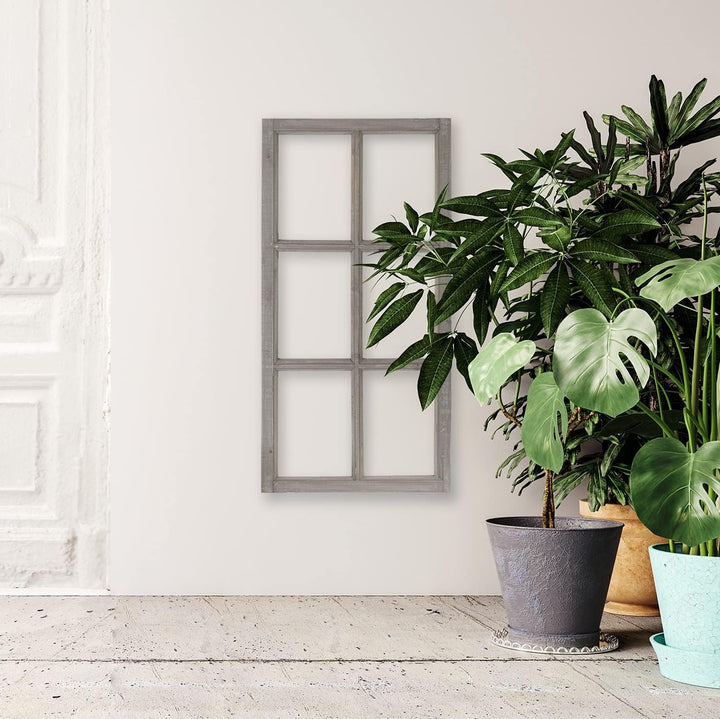 Blümelhuber Deko Vintage Stallfenster im Landhausstil - Boho Deko Fenster - Holz Dekofenster - Hochz