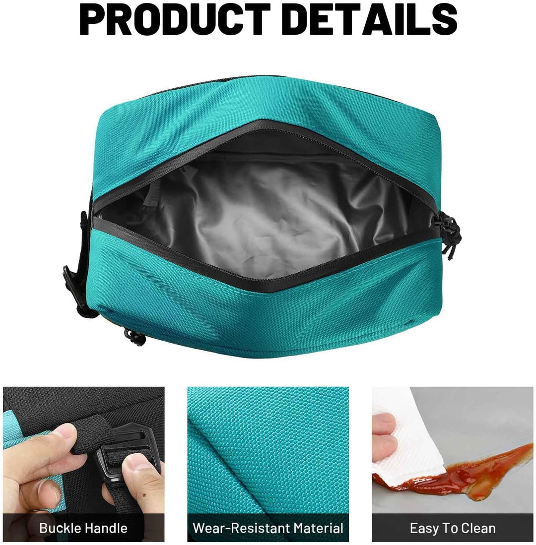 MIER Lunch Tasche Gefrierbare Kühltasche SnackboxKleine gefrierfähige Mini-Kühltasche mit Isolierung
