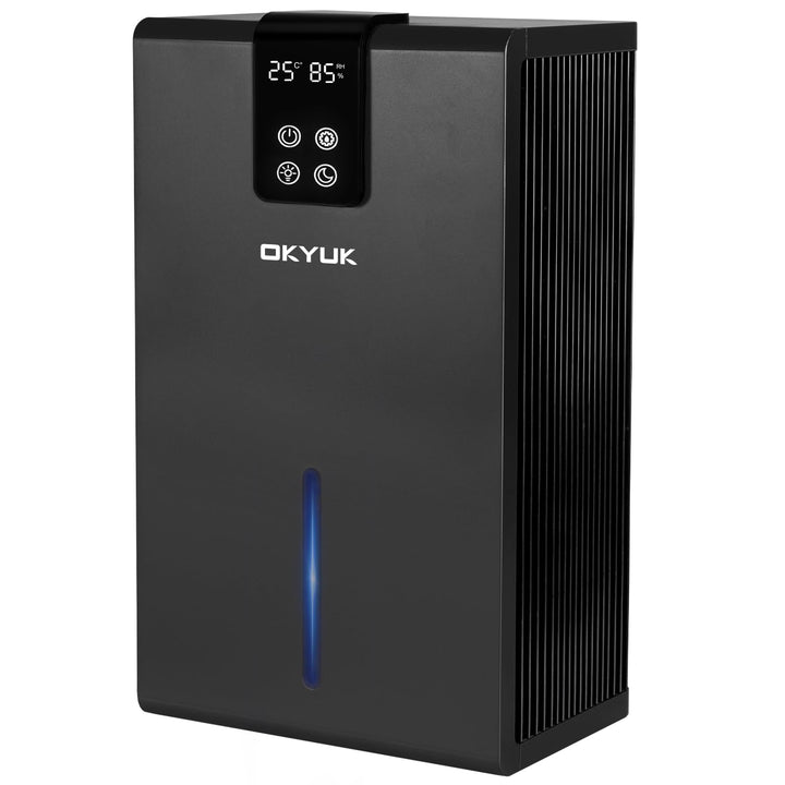 Luftentfeuchter Elektrisch 2700ml, Luftentfeuchter für Zuhause mit automatischer Abschaltung, 7-Farb