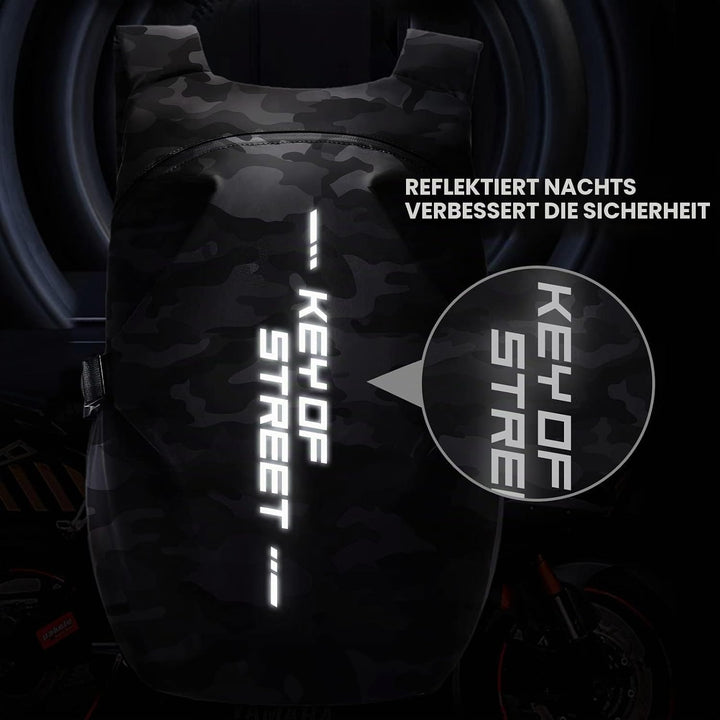 Motorradrucksäcke für Herren, wasserdichter Helmrucksack, Motorradzubehör, Laptoptaschen, Reiserucks