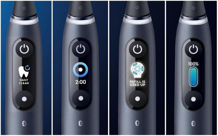 Oral-B iO Series 8 Elektrische Zahnbürste/Electric Toothbrush, 2 Aufsteckbürsten, 6 Putzmodi für Zah