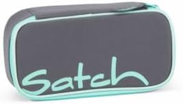 Satch Schlamperbox extra gross inkl. Trennfach Reissverschlussfach Stiftehalter Geodreieck Sichtfens