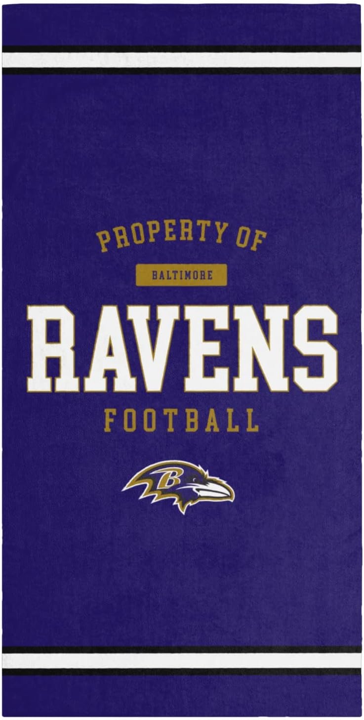 FOCO NFL Strandtuch Property of Baltimore Ravens Football