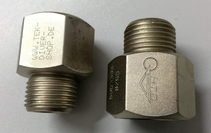 HTD Gewindeadapter Druckluft G 5/8" Innengewinde - Edelgas W 21.8 Aussengewinde