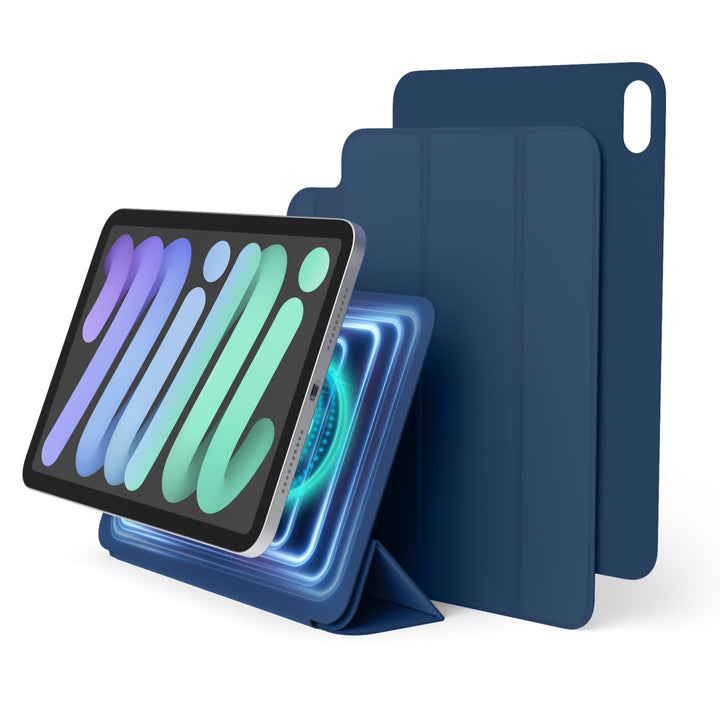 elago Magnetische Folio Hülle Kompatibel mit iPad Mini 8.3 Zoll 6. Generation - Rückwand kann an Met