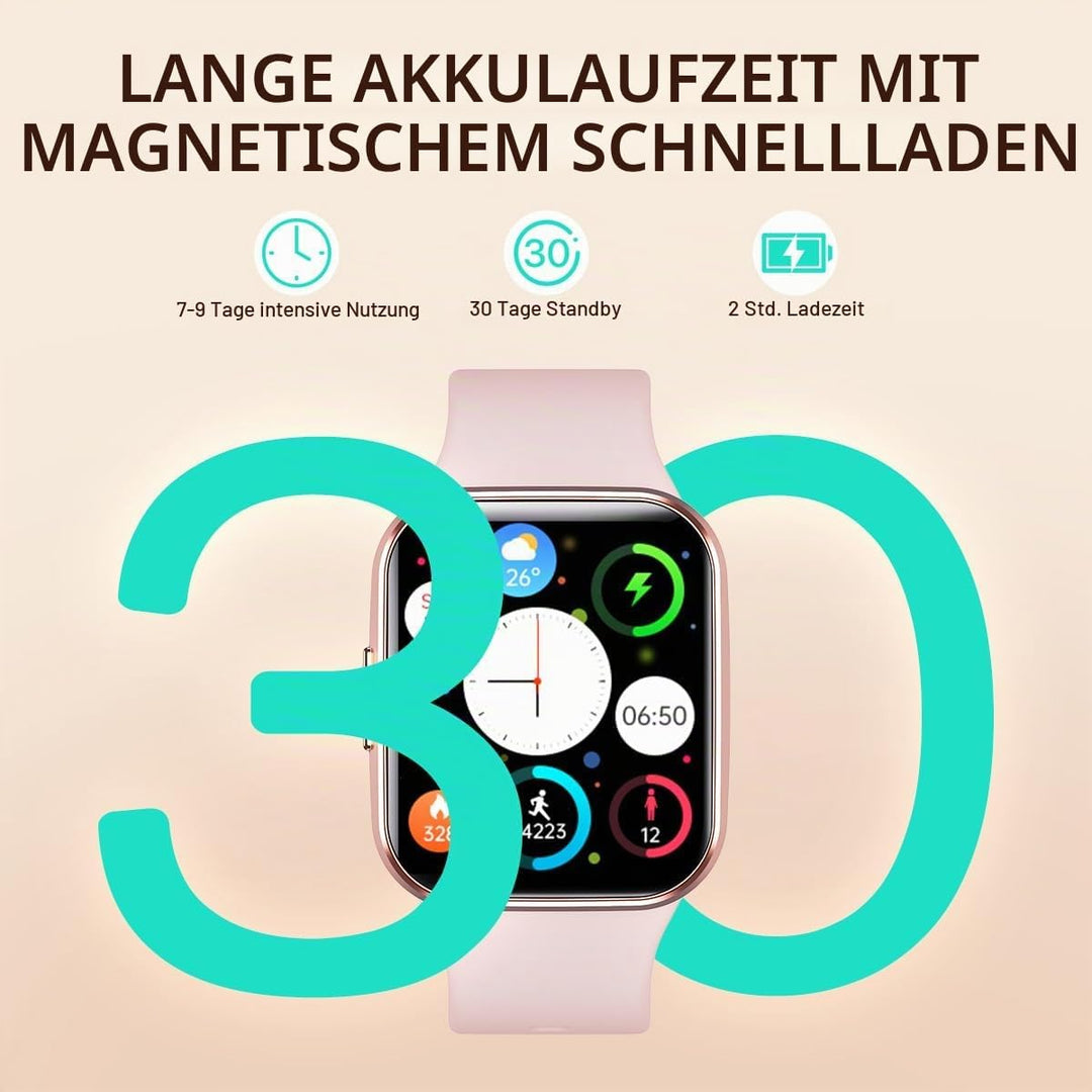 WalkerFit A1 Smart Watch for Woman Man, Fitness Tracker with Heart Rate/Sleep Monitor,Pedometer, IP6